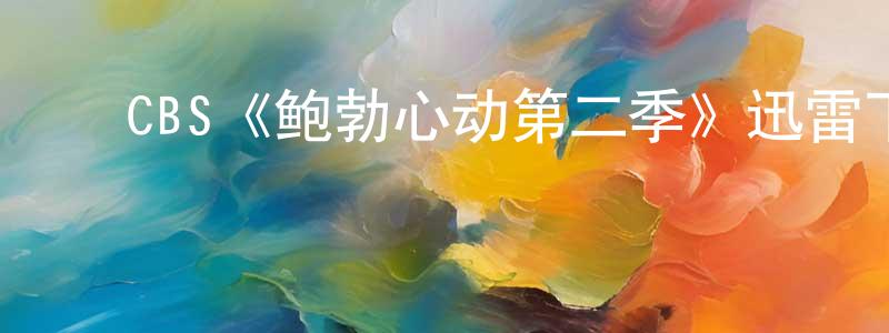 程婧的动漫综艺大全,CBS《鲍勃心动第二季》迅雷下载/在线观看/百度云-都市/情感-美剧天堂